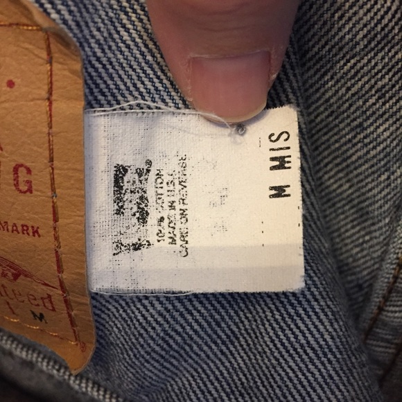 VINTAGE Levi’s Denim Trucker Jean Jacket Men’s M - Picture 8 of 9